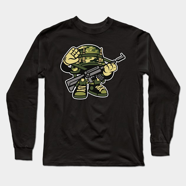 Soldier Long Sleeve T-Shirt by PaunLiviu